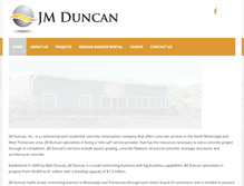 Tablet Screenshot of jmduncaninc.com